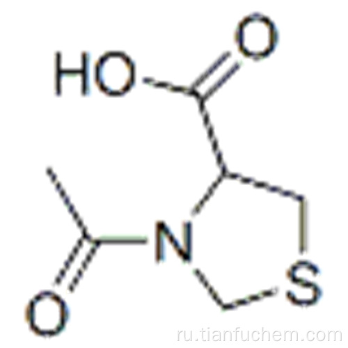 4-тиазолидинкарбоновая кислота, 3-ацетил CAS 5025-82-1